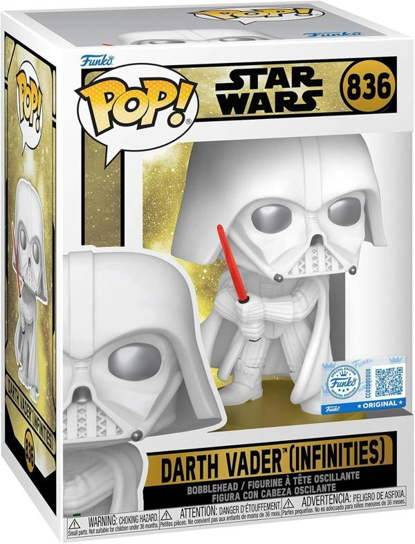 Star Wars: Legends - Darth Vader (Infinities) White Armor POP! Vinyl Bobble-Head Figure (836) Special Edition