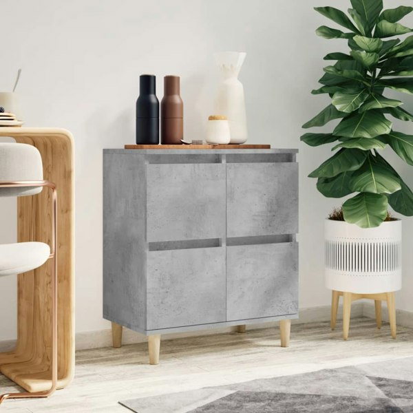 Berkfield Sideboard Concrete Grey 60x35x70 cm Engineered Wood