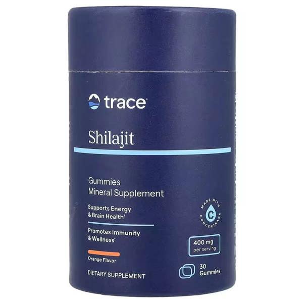 Trace Minerals Shilajit Gummies, Orange - 30 gummies
