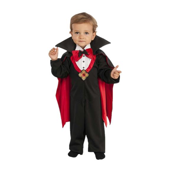 Bristol Novelty Baby Dapper Dracula Costume - Black/Red - 