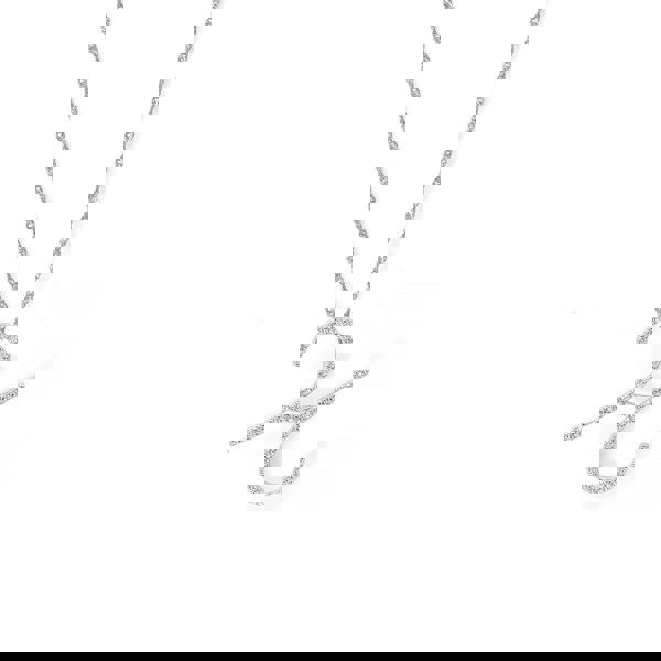 Say It With Luxe CZ Initial Necklace - Sterling Silver
