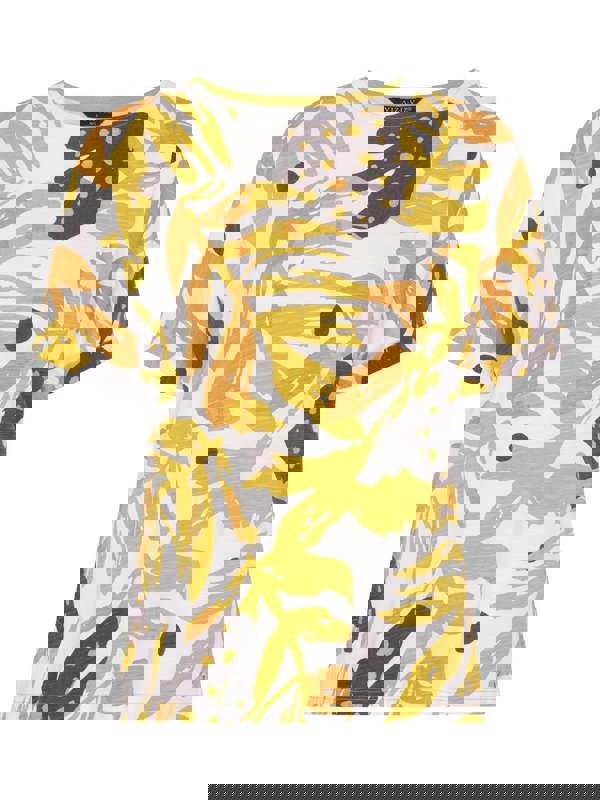 VIZ-A-VIZ Abstract Jungle Print Top