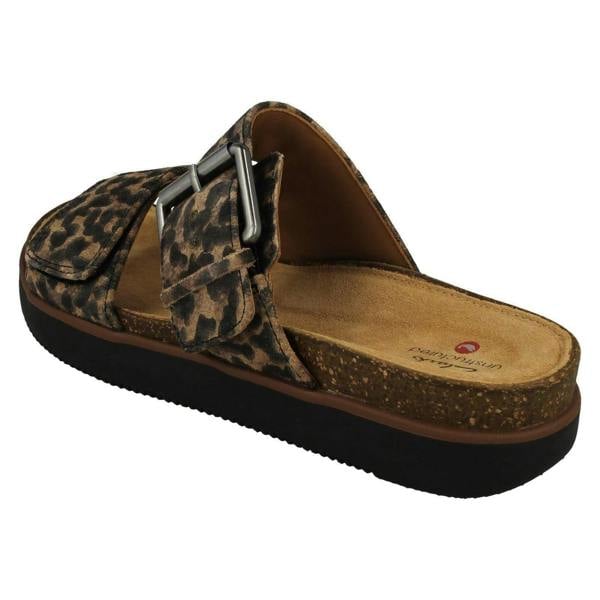 Clarks Ladies Clarks Unstructured Adjustable Mule Sandals Elayne Ease