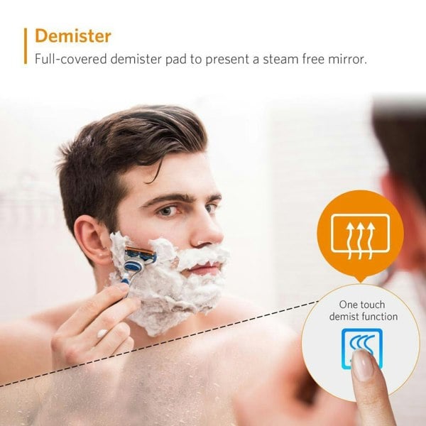 700x500 MM Rectangle Smart LED Touch Bathroom Mirror Bathroom Mirrors Living and Home