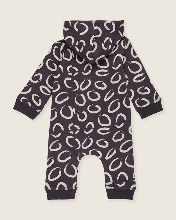 organic cotton Brown Eyespot Print Romper - image 5