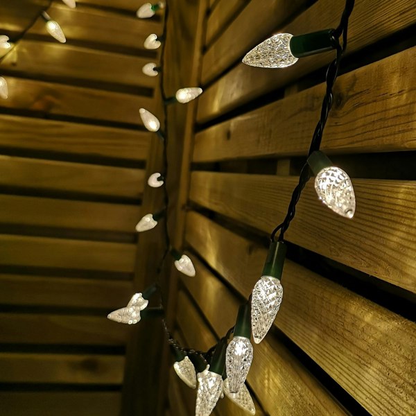 Samuel Alexander 7.5m 150 LED Multi-action Pine Cone Christmas Lights in Warm White