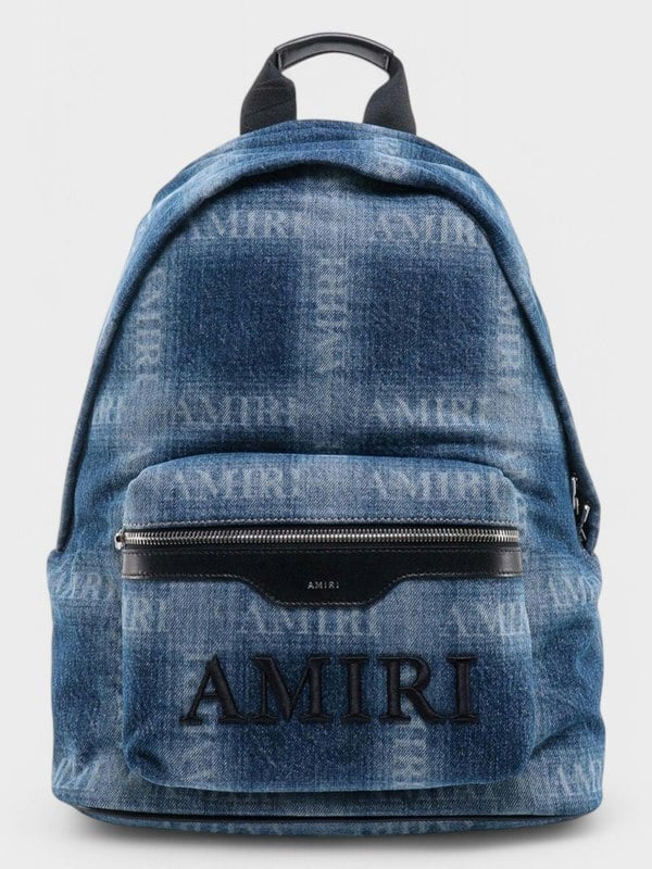 Amiri Classic Backpack Denim Clay Indigo/Black - Supplied FashionAmiri