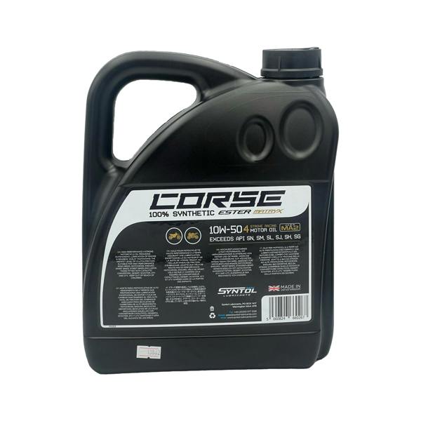 Syntol Corse 4T 10W-50 100% Synthetic Motorcycle Engine Oil 1L