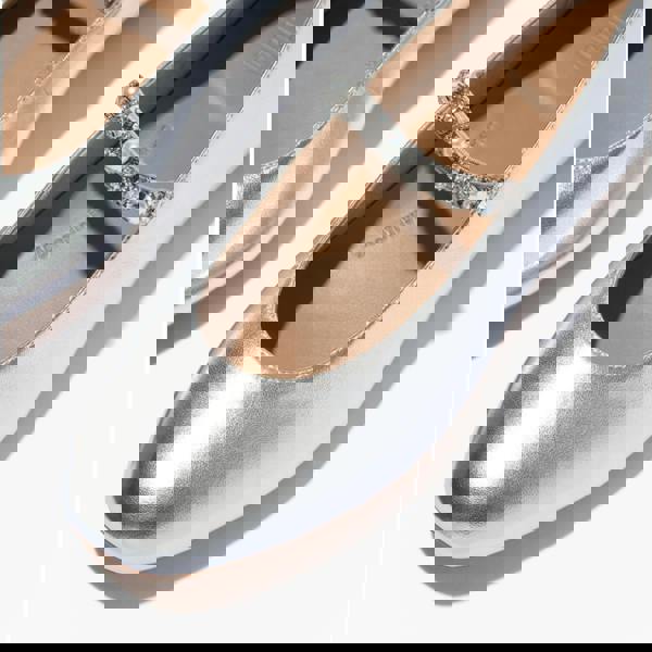 FitFlop FitFlop DELICATO PEARLS AND CRYSTAL Womens Slingback Sandals Silver