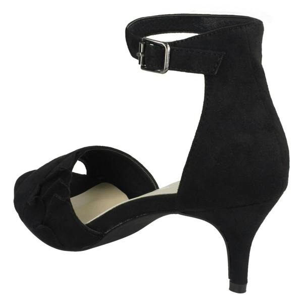 Spot On Ladies Spot On Casual Mid Heel Sandal