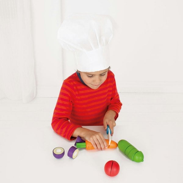 Bigjigs Toys BJ649 Cutting Vegetables Chef Set