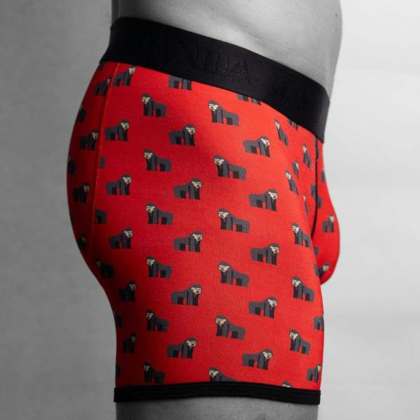 SWOLE PANDA Bamboo Boxers - Gorillas
