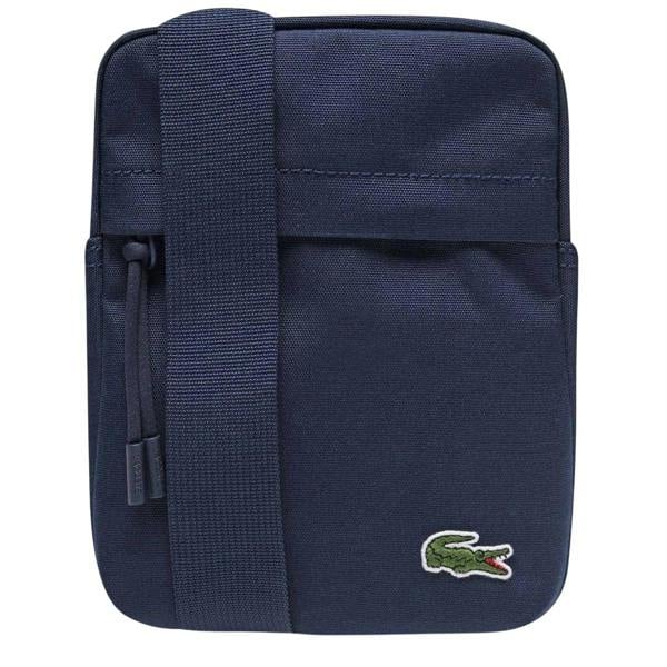 Lacoste Vertical Canvas Camera Bag - Navy - 