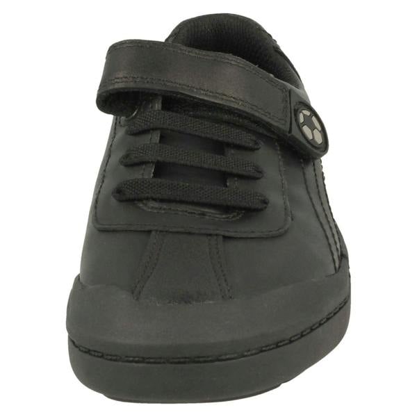 Clarks Boys Clarks Football Detailed School Shoes Rock Pass