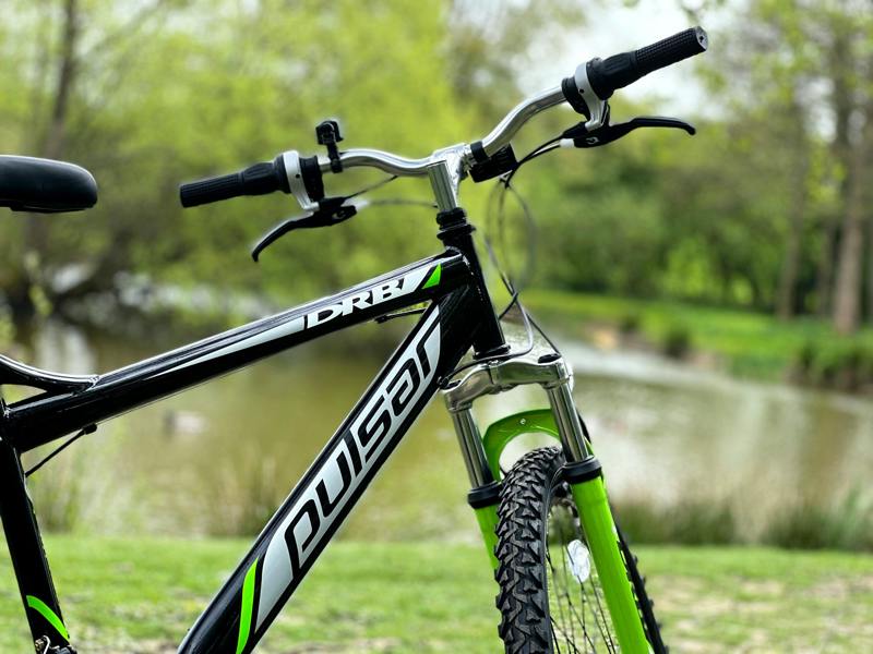 Dallingridge Pulsar Hardtail Mountain Bike, 26" Wheel - Black/Green