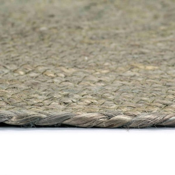 Berkfield Placemats 4 pcs Plain Grey 38 cm Round Jute