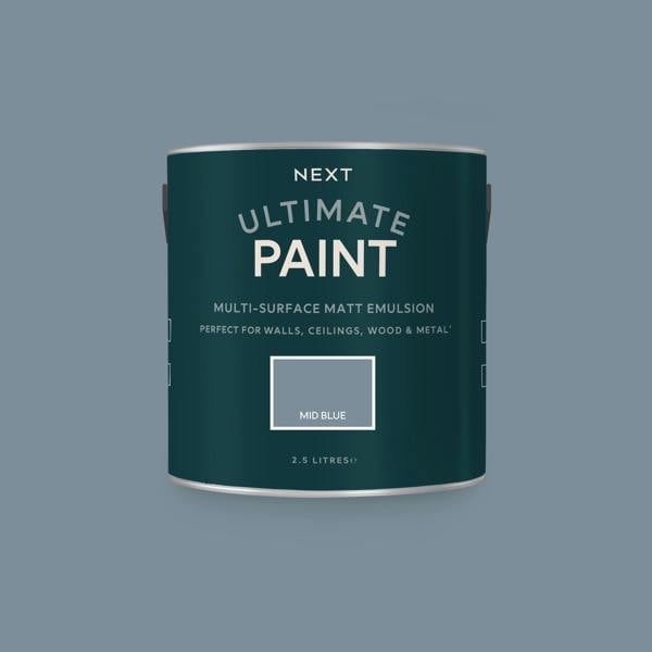 Next Mid Blue Mixed To Order Ultimate Paint 2.5L