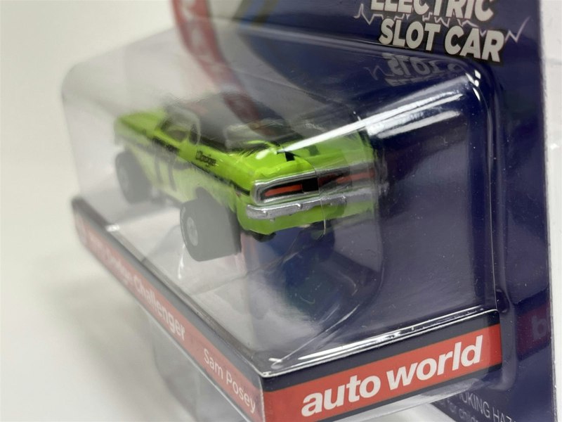 Auto World Slot Cars 1970 Dodge Challenger Sam Posey Thunderjet Ultra G HO Slot Car SC357-1