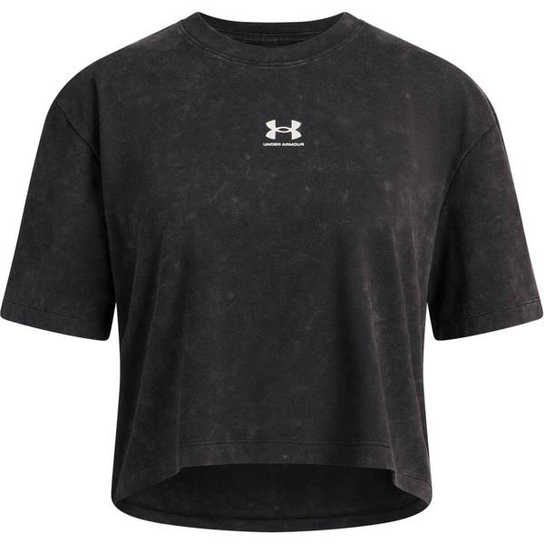 Under Armour Childrens/Kids Rival Relaxed Fit T-Shirt - Black/White - 