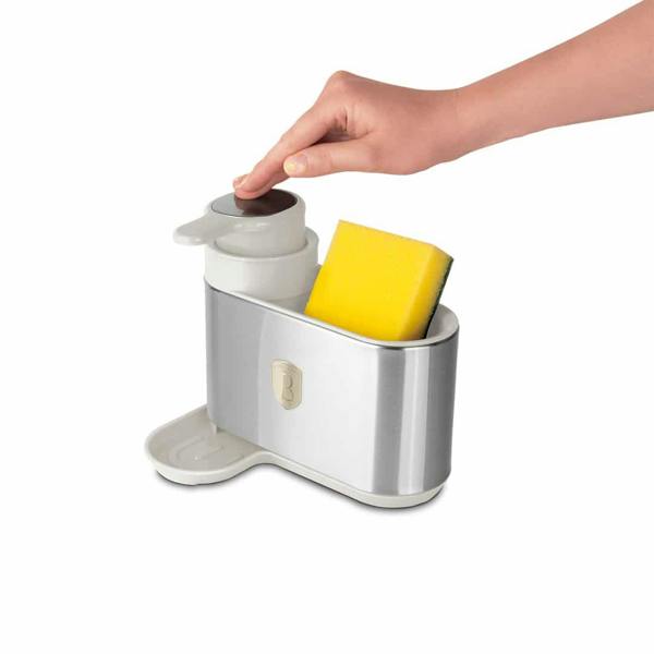 Soap Dispenser, 2-in-1 with Sponge Holder | Sahara Collection | Berlinger Haus BH8931