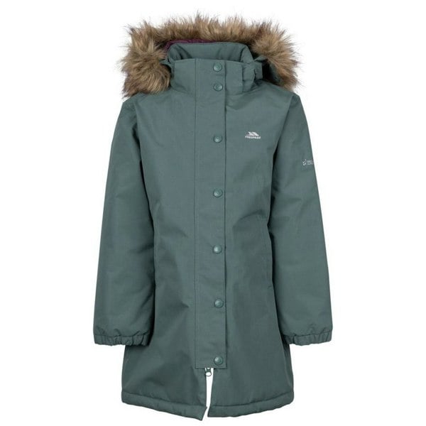 Trespass Girls Astound TP50 Waterproof Jacket - Spruce Green