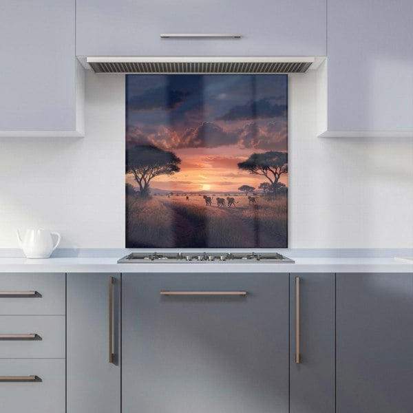 Warren Reed - Designer Lions' Twilight Journey Kitchen Splashback