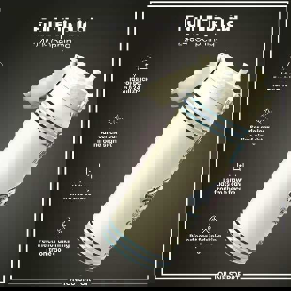 ION8 NFL x ION8 Insulated Steel Water Bottle, NFL Eagles, 750ml (24oz)