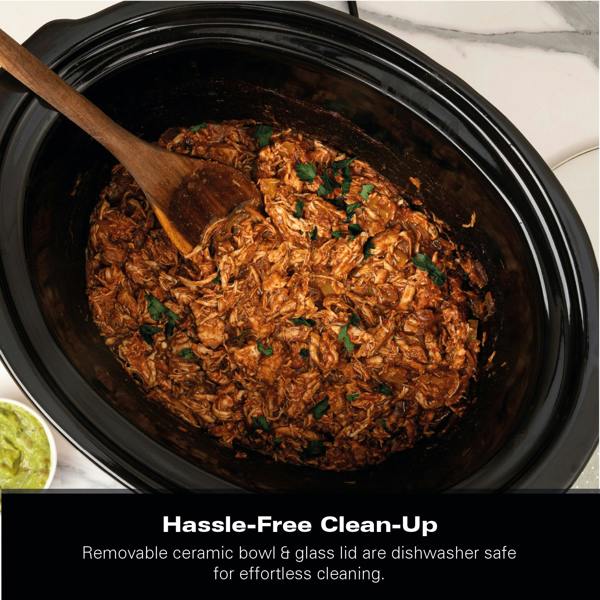 Hamilton Beach Digital 6.5L Oval Slow Cooker - Black