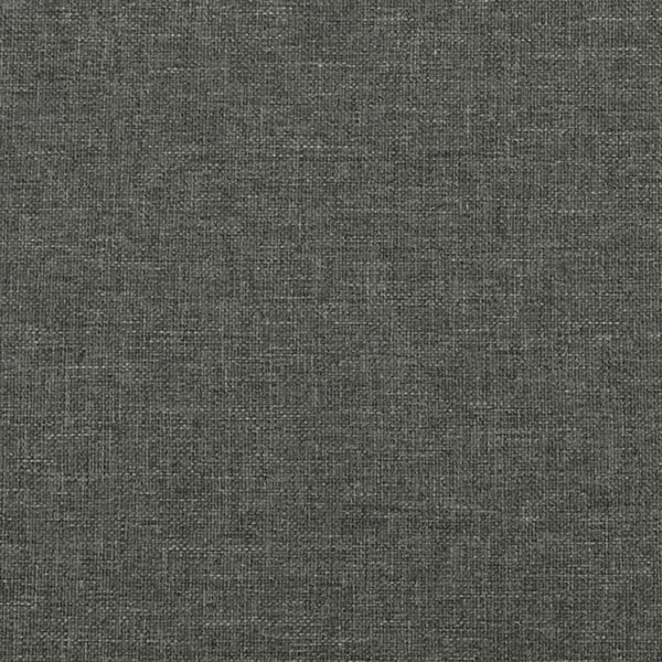 Berkfield Box Spring Bed Frame Dark Grey 180x200 cm 6FT Super King Fabric