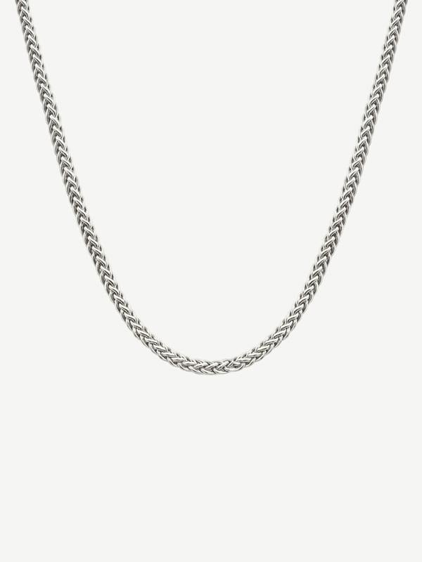 MUCHV Men's Twisted Chain Necklace - 60cm