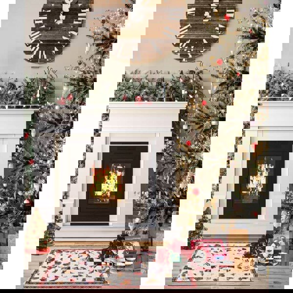 The Rugs Nostalgic Christmas Fun Design Rug