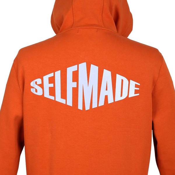 David WeJ Self Made Zip Hoodie - Orange