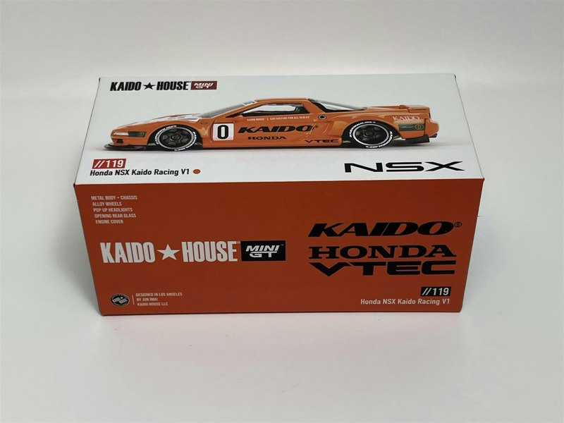 Mini GT Honda NSX Kaido Racing V1 1:64 Scale Mini GT KHMG119