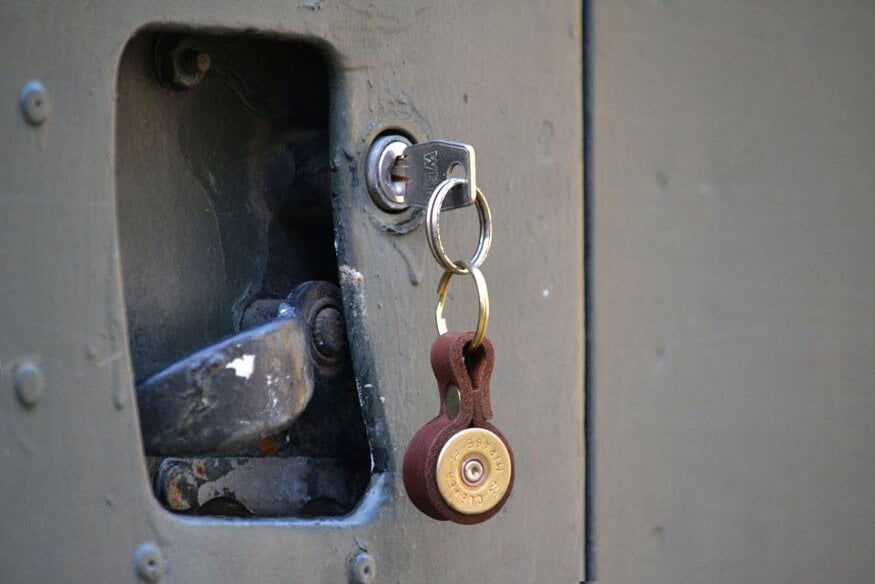 Shotgun Cartridge Keyring