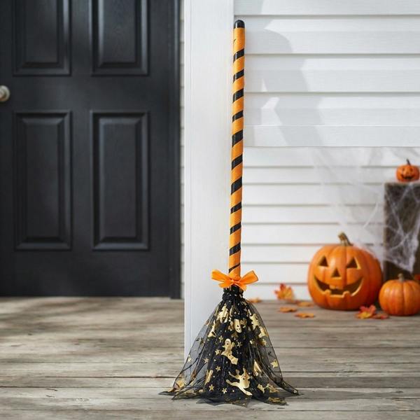 Garden Greatness Conjure Halloween Witch Broom Prop