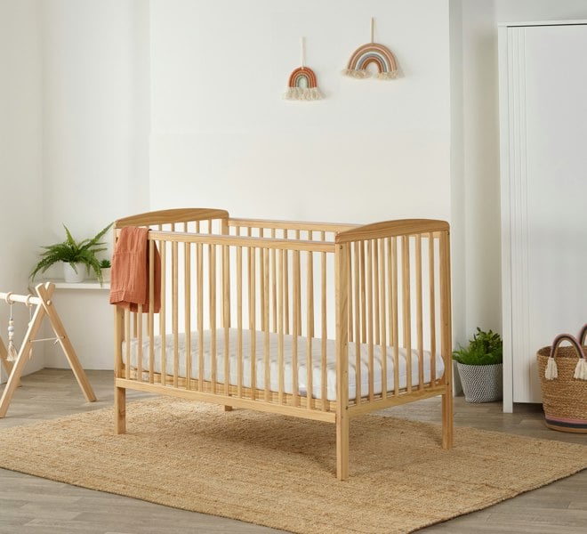 Kinder Valley Sydney Cot Natural