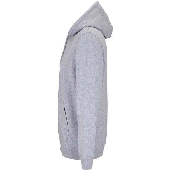 SOLS Unisex Adult Calipso Marl Full Zip Hoodie - Grey Marl