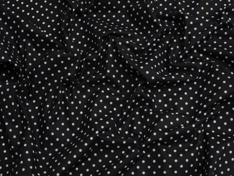 Minerva Core Range Printed Polycotton Fabric - Spots Design Dressmaking Fabric, 112.5 cm / 45" Wide - per metre