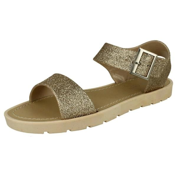 Savannah Ladies Savannah Glitter Thick Strap Sandals