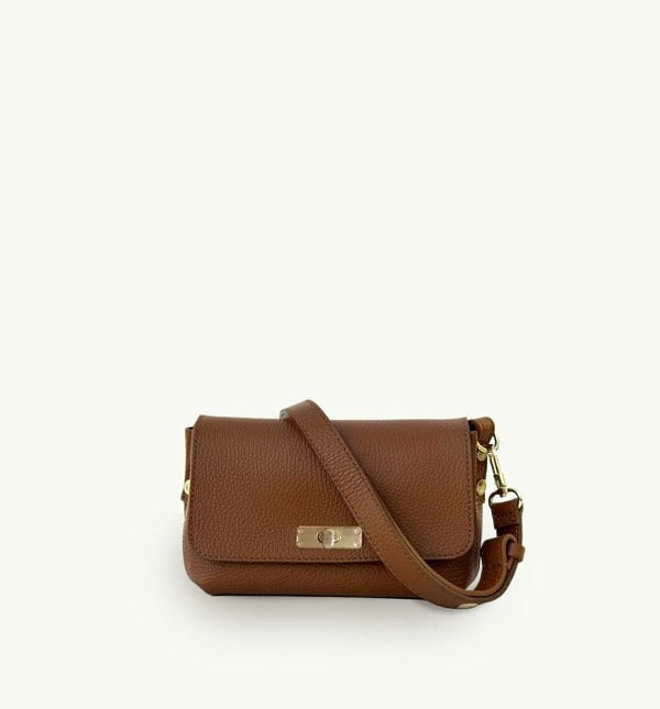 Apatchy London The Maisie Tan Leather Bag