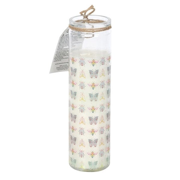 Serano Floral Bug Garden Rose Tube Candle