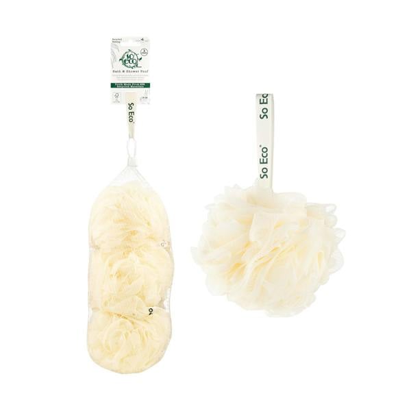 So Eco Bath & Shower Pouf - 3 Pack