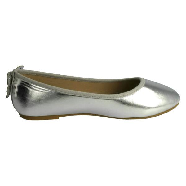 Spot On Girls Spot On Butterfly Heel Trim Ballerinas