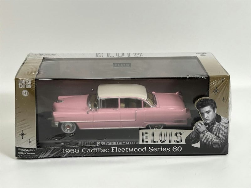 Greenlight Elvis Presley 1955 Cadillac Fleetwood S 60 1:43 Scale Greenlight 86491