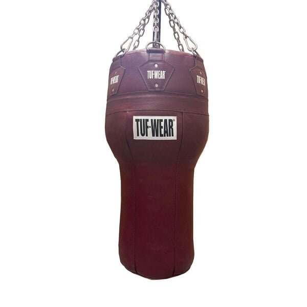 Tuf Wear Leather Angle Bag - Oxblood