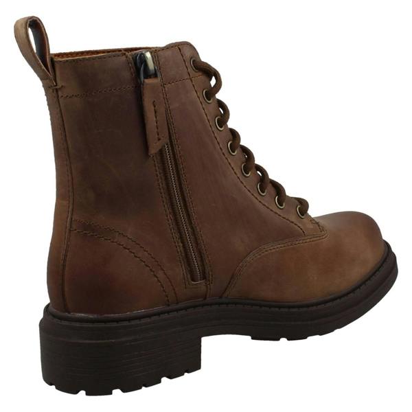 Clarks Ladies Clarks Chunky Sole Combat Style Boots Orinoco3 Style