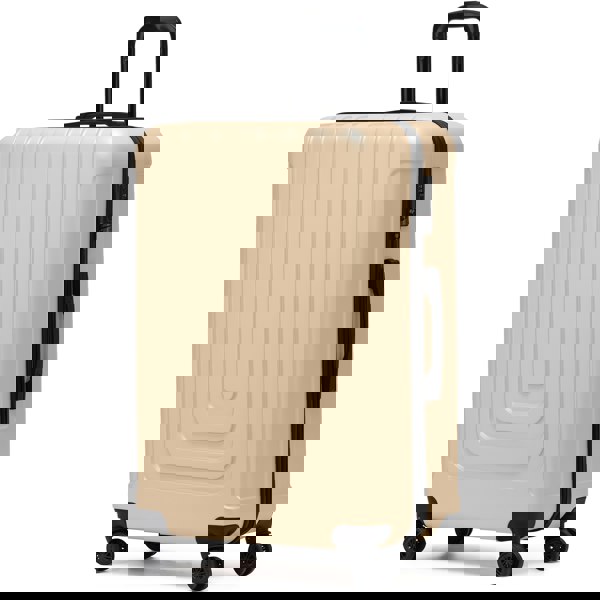 Flight Knight Large 30" Hard Shell Check in Suitcase 8 Spinner Wheels Hold Luggage