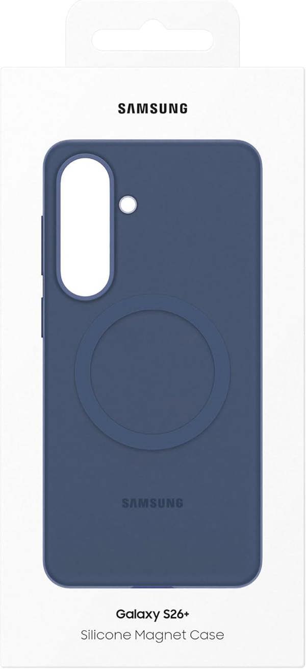 Samsung Galaxy S26 Plus 6.7" Silicone Magnet Case Blue - EF-ES947CVEGWW