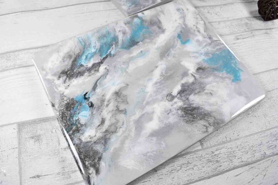 Kate Chesters Art Silver Grey Placemats and Coasters for Dining Table - Heat Tolerant