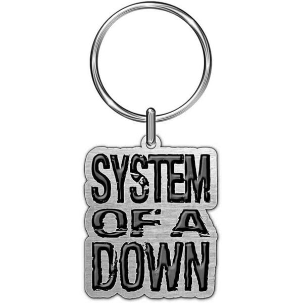 System Of Down Keyring Band Logo Keychain